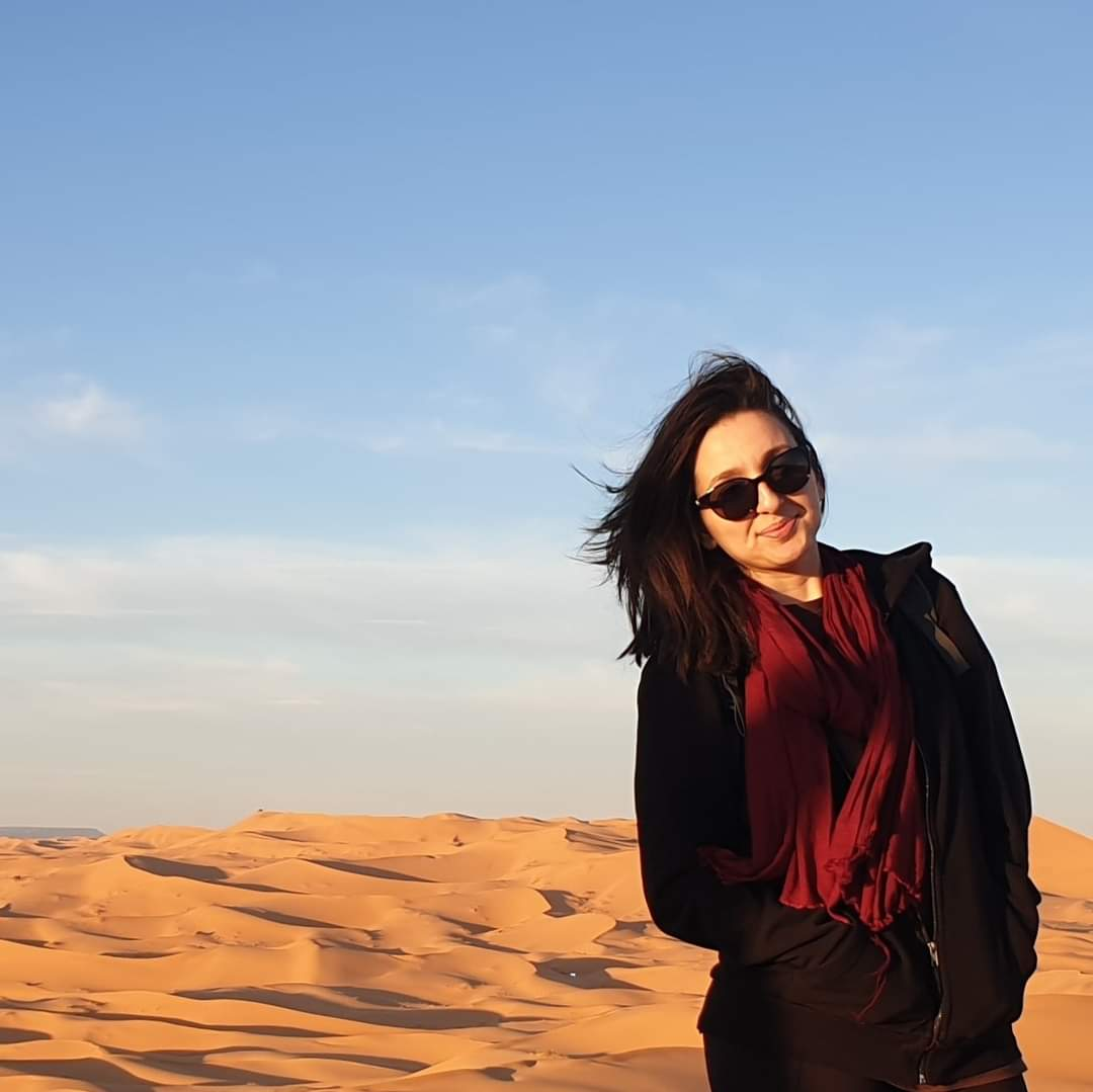 Assouf Voyage team member in the Sahara