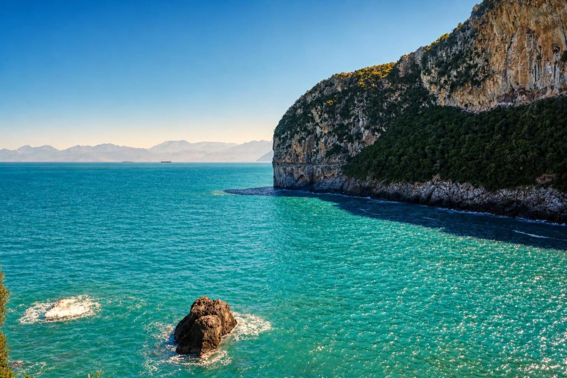 Kabylia coastline